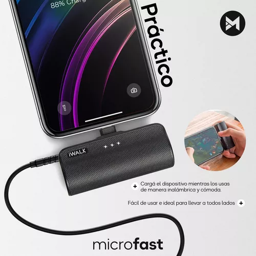 Power Bank Mini Cargador Portátil Inalámbrico Samsung iPhone