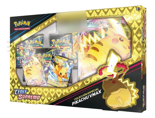 Pokemon Cartas Colección Especial Cenit Supremo Pikachu Vmax