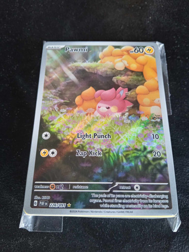 Pokemon Tcg Lote De 50 Cartas Con Pawmi Full Art - Nova009