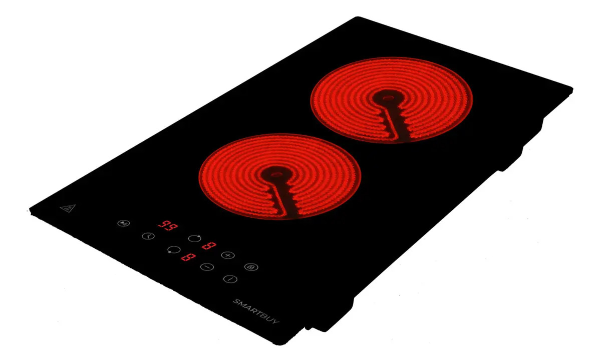 Anafe Electrico Empotrable Smartbuy De Induccion 2h Negro