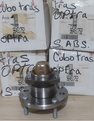 Mozo Cubo Rueda Trasero Chevrolet Optra Epica Sin Abs 