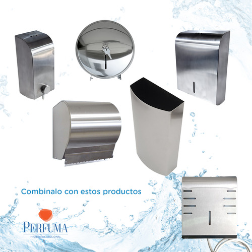 Dispenser Desodorizador Por Goteo De Acero Bactericida Baño