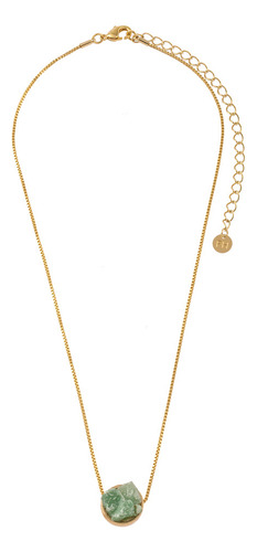 Colar Feminino Mini Round Quartzo Verde Calm