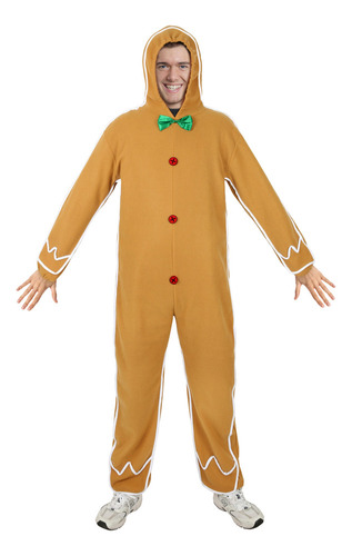 T Christmas Gingerbread Man Halloween Adulto Disfraz De