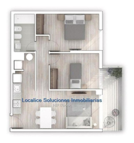 Imagen 7 de 7 de Apartamento A Estrenar 2 Dormitorios 3 Cruces