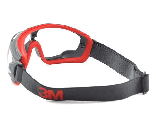 Oculos De Segurança Ampla Visao 3m Gg500 Lente Incolor