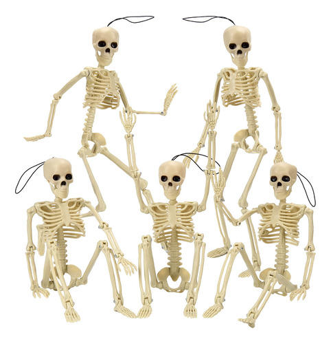 Paquete De 5 Esqueletos Para Decoracin De Halloween Al Aire