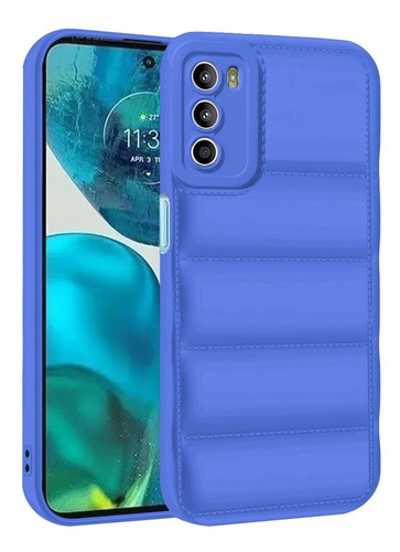 Funda Puffer Tpu Silicona Protege Cámara Para Moto G52