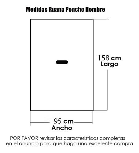Ruana Poncho Hombre Tejida Liviana Urbana Con Capota