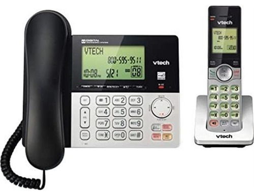 Vtech Cs6949 Dect 6.0 Teléfono Estándar - Negro, Plata