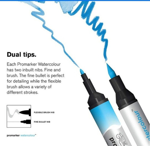 Imagen 4 de 4 de Marcadores Acuarelables Winsor & Newton Promarker X12