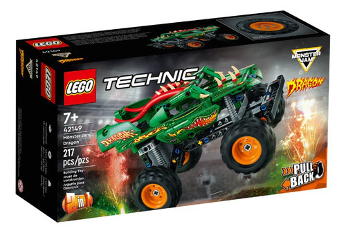Lego Technic 42149 Vehiculo Monster Jam Dragon Pull Back