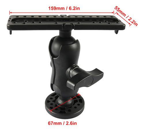Soporte De Montaje Para Buscador De Peces Giratorio De 360°