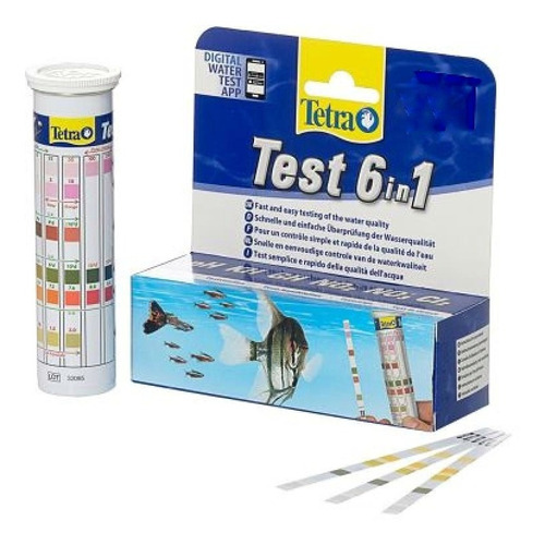 Easystrips 6 En 1 Test Agua Tiras Tetra No2 No3 Gh Kh Cl Ph