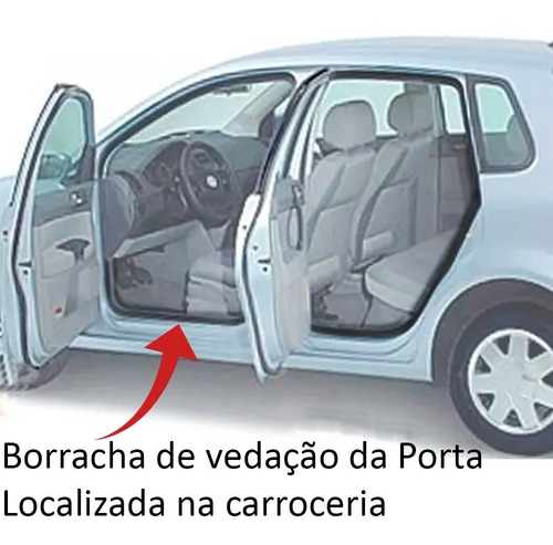 Kit Borrachas 4 Portas E Mala A20 C20 D20 Veraneio Bonanza