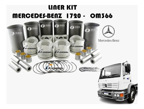 Liner Kit Mercedes Om366 1720 - Autobus Transmetropoli