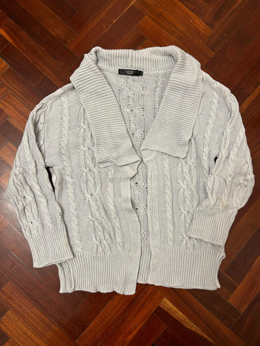 Sweter De Hilo Gris, Marca Giesso. Talle 1