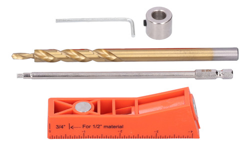 Screwdriver Pocket Hole Jig Kit Step Drill Bit Positioning