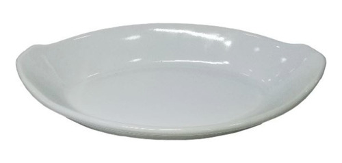 Legumbrera Oval Fuente Porcelana Blanca Grande 25,5 Cm X 1 U