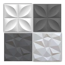 Comprar 50 Placas Revestimento De Parede Pvc 3d 25x25