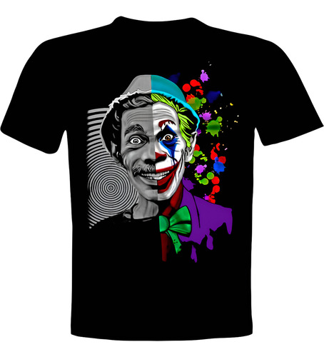 Polera Don Ramón Jocker, Eterno, Exclusivo, M/corta 100%aLG.