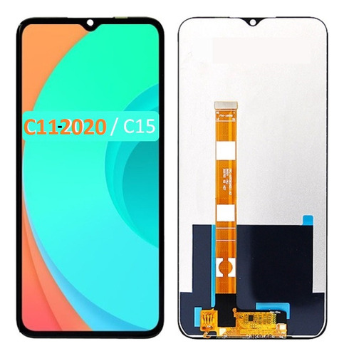Sjpm Tela Frontal Touch Display Para Realme C11 2020 C12 C15