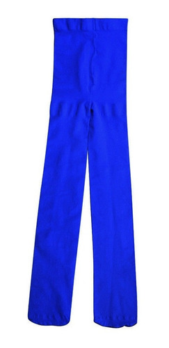 Meia Calça Fio 40 Infantil Azul Royal 4 A 6 Anos