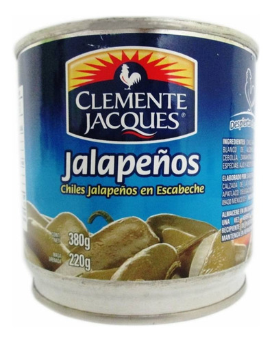Chiles Jalapeños Clemente Jacques En Escabeche 380 G
