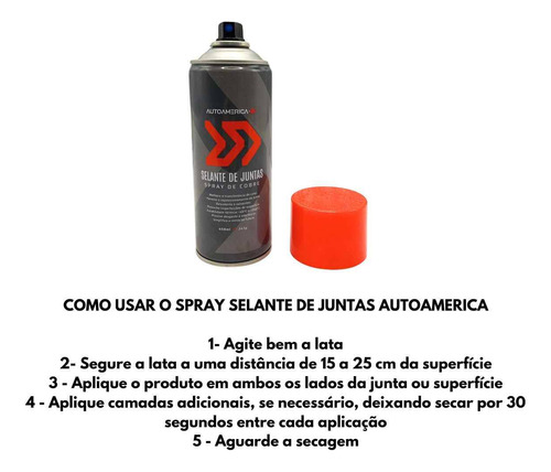 Spray Cobre Formador E Selante De Juntas Autoamerica 450 Ml