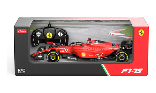 Coche De Carreras Rc Recargable Ferrari F1-75 1:18