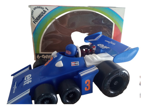 Auto Formula 1 Tyrrell 6 Ruedas Juguete Antiguo Funciona