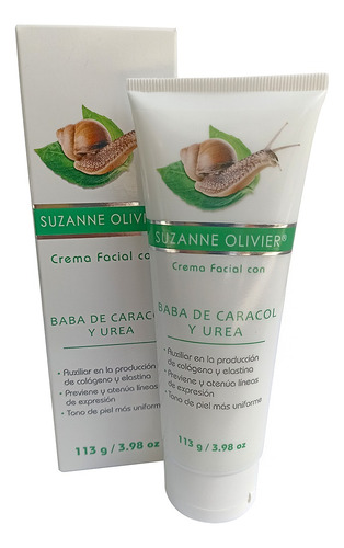 Crema Facial Corporal Y Manos Con Baba De Caracol Y Urea Momento De Aplicación Día/noche Tipo De Piel Todo Tipo De Piel