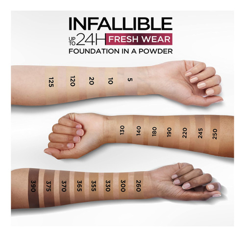 Base De Maquillaje Polvo L'oréal Infallible 24h Fresh Wear 130 True Beige