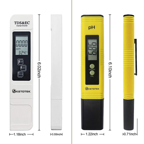 Imagen 5 de 5 de Medidor De Ph Digital + Medidor Ppm Tds