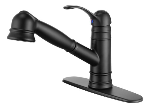 Grifo De Cocina Negro De Derengge Matte, Grifo De Cocina Con