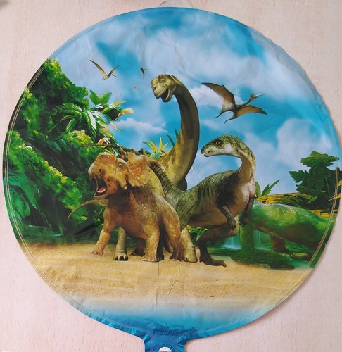 Globo Dinosaurio Jurásico Metalizado 18 Pulgadas (45 Cm)