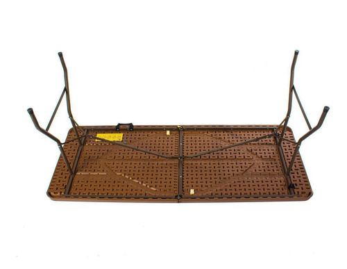Imagen 3 de 5 de Mesa Portafolio Plegable 180cm Lisa Exterior Jardin Comedor