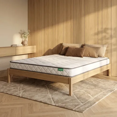 Colchoneta Matrimonial Kingshouse de Memory Foam Firmeza Media para Camas de 135x190 cm
