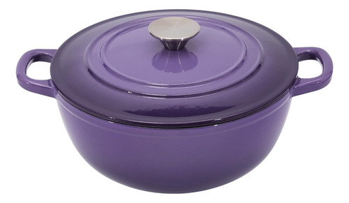 Olla Holandesa Hierro Fundido 3.8 Qt Morada
