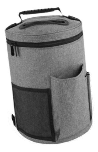 Bolsas De Crochê Bolsa De Armazenamento De Lã Grande Cinza