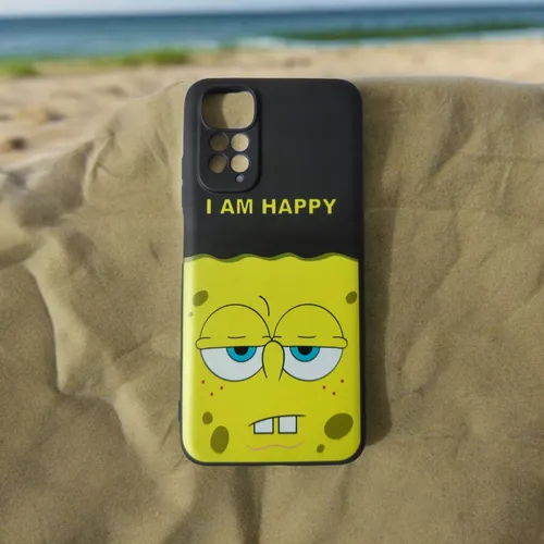 Estuche Case Funda Bob Esponja Serio Para Redmi Note11