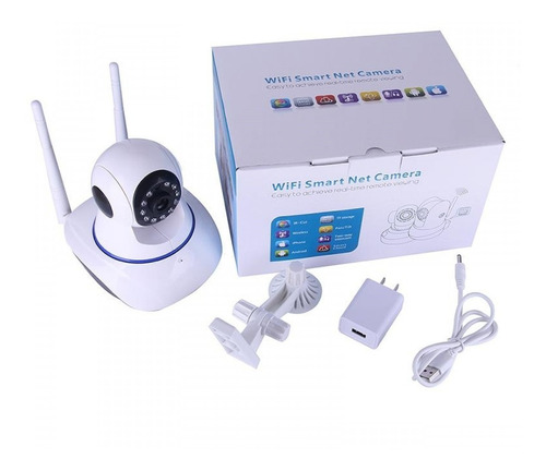 Camara Ip Wifi Vision Nocturna V380 1080p 2mpx 2 Antenas