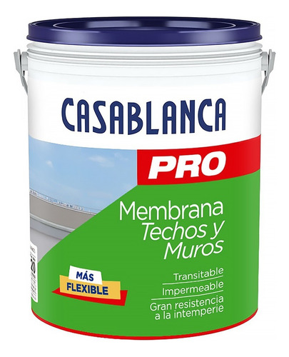 Membrana Liquida Casablanca Pro Techos Y Muros 20k 