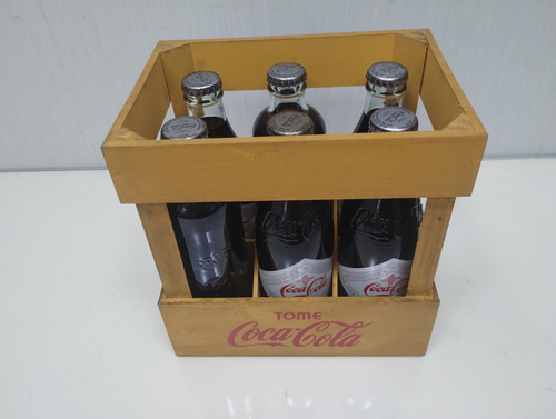 Cajón Coca-cola Botellas, Edición Aniversario. De Colección (Usado)