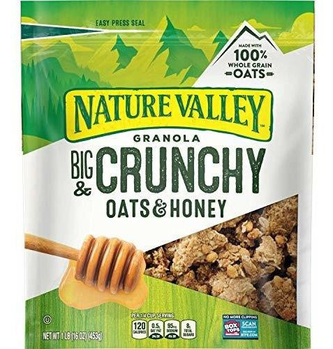 Nature Valley Oats 'n Honey Granola Crunch, 16 Onzas (pack D