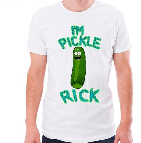 Playera Camiseta Pickle Rick Pepino Unisx C/ Envio  + Regalo