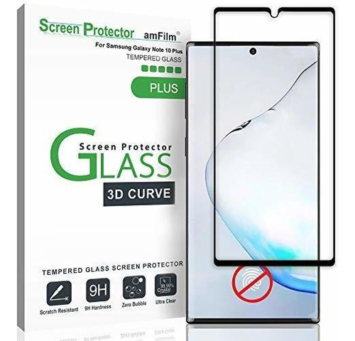 Amfilm Protector De Pantalla De Vidrio Para Galaxy Note 10 P