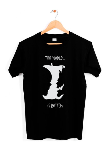 Playera Unisex Death Note Anime This World Is Rotten