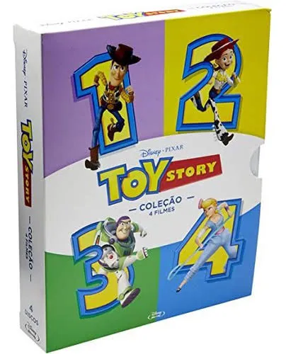 Box Blu-ray Toy Story - 4 Discos John Lasseter