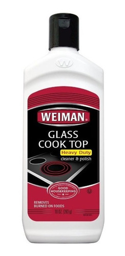 Weiman Limpiador De Vidro Estufa Glass Cook Cleaner Imp 283g